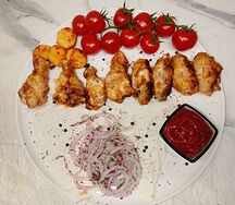 Шашлык из куриных крылышек