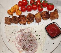 Шашлык из свиной шеи