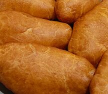 Пирожок жареный с капустой