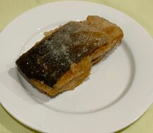 Горбуша жареная