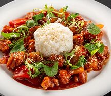 Курица в кисло-сладком соусе