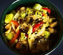 Огненный цыпленок по-корейски