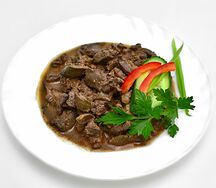 Бефстроганов из печени