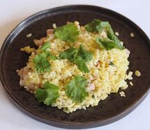 Булгур с беконом и тимьяном