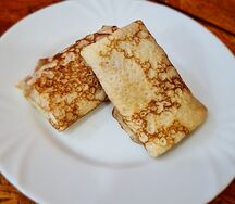 Блинчики сгущенкой