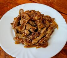 Поджарка из свинины