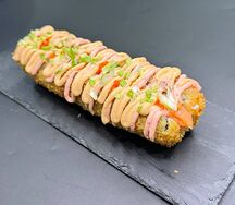 Дог фри с лососем