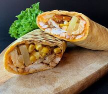 Шаурма Гавайская с курицей