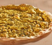 Focaccino pesto e aglio
