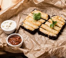 Гренки с сыром