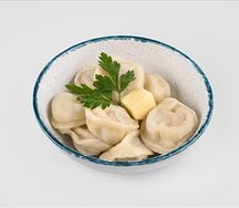 Пельмени с бараниной варёные
