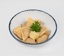 Пельмени с красной рыбой