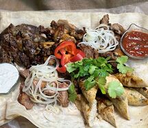 Большое мясное ассорти гриль