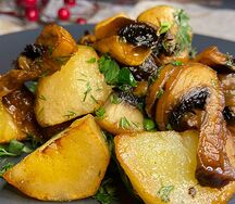 Картофель с грибами