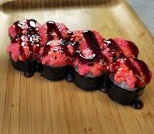 Запеченные с креветкой и крабом