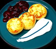 Сырники с изюмом 