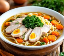 Лапша куриная