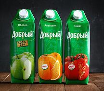 Сок натуральный Добрый в ассортименте