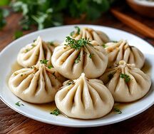 Хинкали с бараниной