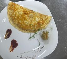 Сырная корзинка с курицей