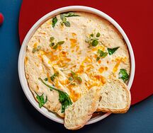 Омлет с сыром и шпинатом