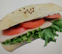 Панини мультизлаковая с курицей