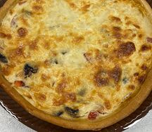 Пирог Киш с курицей большой