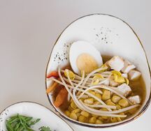 Рамен с курицей