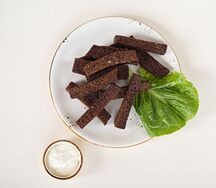 Гренки чесночные
