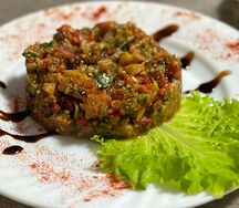 Мангал салат с овощами