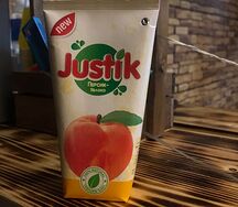 Сок Justik Яблоко-персик