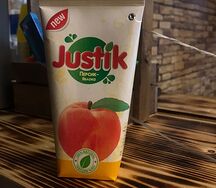 Сок Justik Яблоко-персик