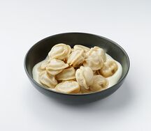 Пельмени куриные в сливочном соусе