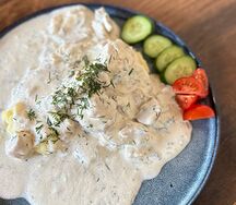 Курица в сливочном соусе