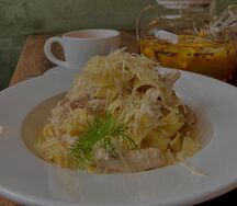 Феттуччине с курицей