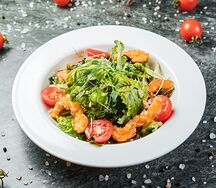 С креветками и киноа