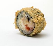 Жареный микс ролл