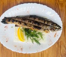 Форель на мангале 
