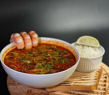 Том ям с креветкой