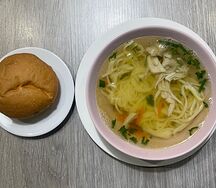 Лапша с курицей