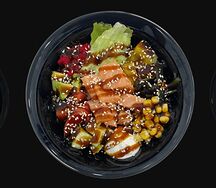 Поке с лососем