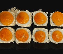 Запеченный с креветкой