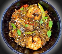 Рис с морепродуктами