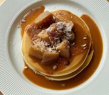 Панкейки с яблоком