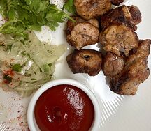Шашлык из cвинoй шеи