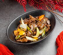 Говядина с овощами