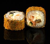 Сяке унаги темпура