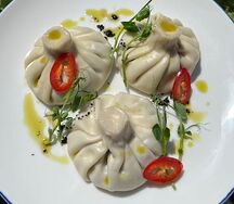 Хинкали с индейкой и грибами