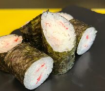 Маки-ролл с крабом