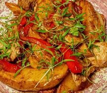 Жаркое с курицей